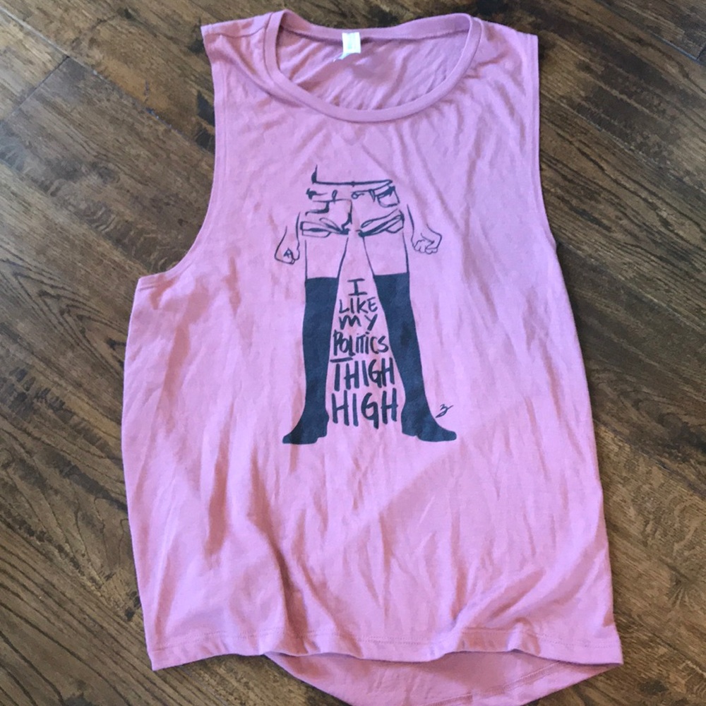 😻bundle 5 for $30😻 ‘thigh-high politics’ tank